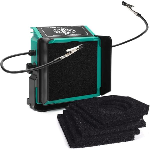 YIHUA 948DQ-Iははんだ付け・ウッドバーニングから生じる有害なガスを吸着し、職場の空気を効果的に浄化し、安全性と作業効率を確保します。YIHUA 948DQ-I 卓上吸煙器には二重フィルタが設置しております。高品質の活性炭フィルタ...