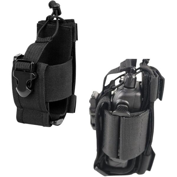 「アウトドアに大活躍」登山やサバイバルゲーム時にトランシーバーやラジオを装備・収納するのに役立つラジオポーチ２個セットです。トランシーバーやポータブルラジオ、携帯電話、無線機などを入れることができとても汎用性高いポーチです。２個セットなので...