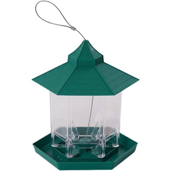 「バードウオッチング」バードフィーダーはエサを補充し取り付けるだけの簡単設置で、庭や軒先で手軽にバードウォッチングが楽しめます。えさ台、えさ場を作ってあげることで野鳥と触れ合う機会が作れ優れものです。「お庭に溶け込むデザイン」 バードフィー...