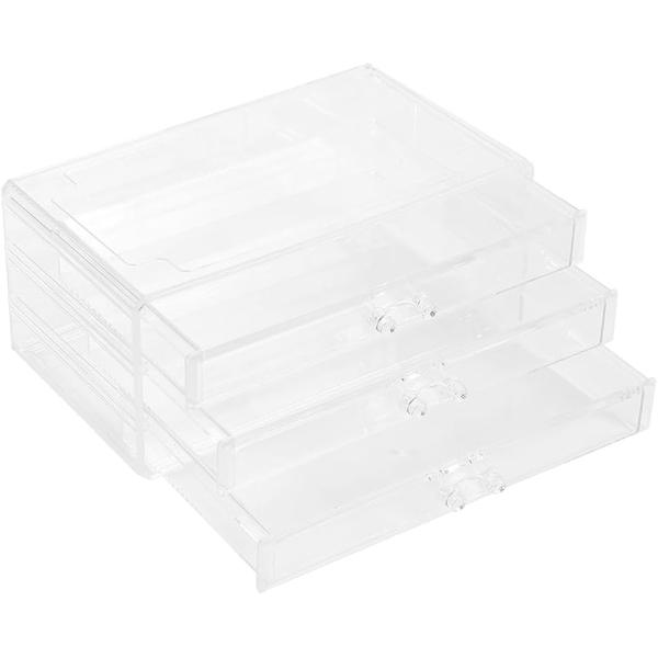 バリエーションコード : 2BJVU6FOS3「外側から中身が分かるマルチ小物入れ」 コスメやマニキュアの収納にぴったりなアクリル製の収納ケース。取っ手付きなので引っ張りやすく、在庫が一目瞭然なクリアケースによって効率的にメイクアップ出来ま...