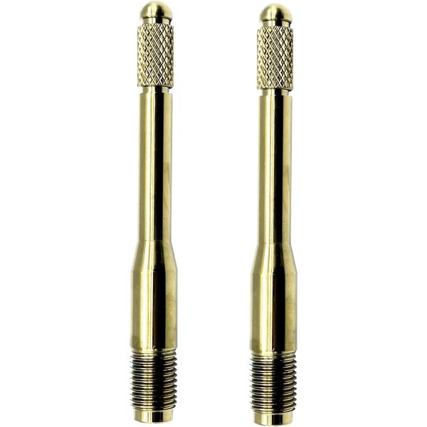 【互換品】 汎用 ホイール セッティング ボルト 取り付け 落下防止 タイヤ交換 補助 ステンレス(ゴールド,  M12 x P1.25)