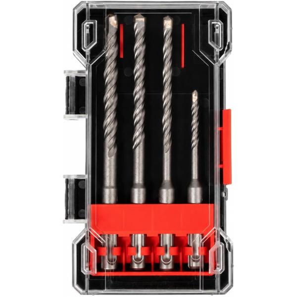 ハンマードリルビット SDSプラス コンクリート (4本セット (5x110mm・6x160mm・8x160mm・10x160mm))