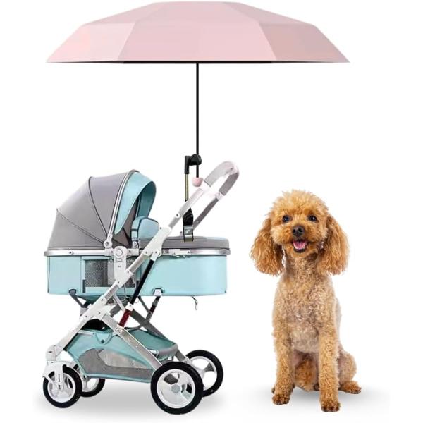 バリエーションコード : 2BR5ILV263「強力UVカットで愛犬を守るプレミアム日除け傘」UV98％カット素材と裏面ブラック加工が、真夏の強烈な日差しをしっかり遮り、ペットカート内部の温度上昇を抑えます。熱を吸収しにくいため体感温度がや...