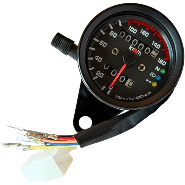 バリエーションコード : 2BUCIW4H5L1.「対応電圧・適合性」 本製品はDC12V汎用タイプのスピードメーターで、多くのバイクに適合します。ネイキッド、ストリート、スクーター、原付まで幅広い車種に取り付け可能。純正メーターの交換はも...
