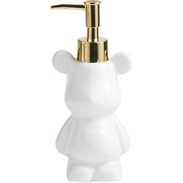 バリエーションコード : 2BRHDJXISQ「商品特徴」お洒落で可愛いくまちゃんのソープディスペンサーが登場。「使える場所」洗面所やキッチン、浴室など幅広い場所で大活躍。「素材の魅力」高級感あるメッキ加工で、空間を一気に華やかに。「重厚感...