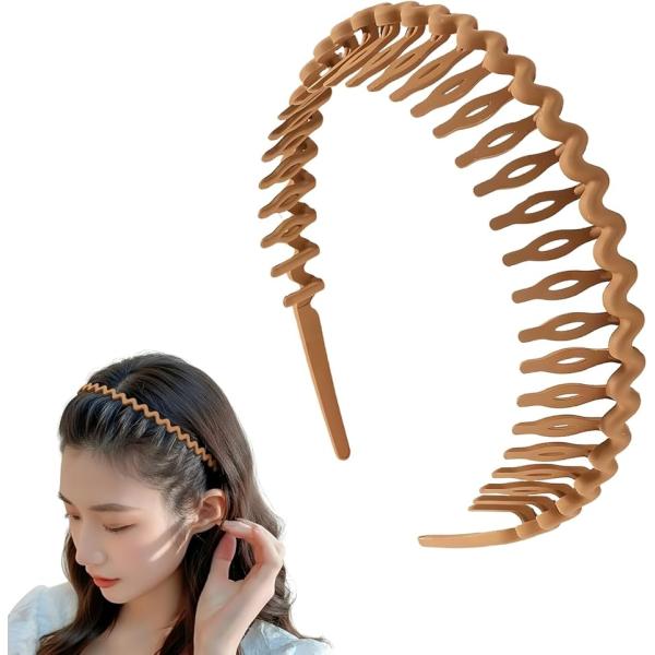 バリエーションコード : 2BRHX06W4L「痛くならない快適フィット」弾力のある素材と絶妙なフィット感で、長時間着けても頭が痛くなりにくい設計。「すっきりまとまるコーム付き」内部の細かいコームが髪をしっかりキャッチし、ズレずに1日中スタ...