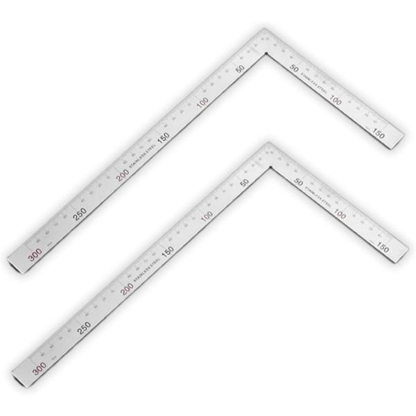 曲尺 ステンレス 直角定規 差し金 厚手広巾 l型 diy 大工 カーペンダー 15cm 30cm