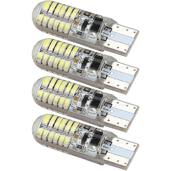 T16 T10 LED バックランプ ホワイト 爆光 ストロボ機能搭載 12V 汎用 拡散照射 高輝度 後退灯 車検対応外 (4個セット)