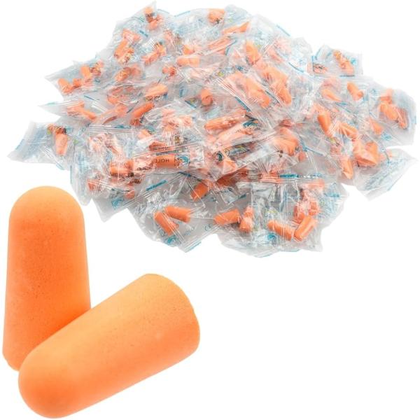 周りの音を気にせず、勉強・読書・仕事に集中したい方にお勧めの耳栓100ペアセットです。柔らかなポリウレタン素材でできているため、長時間耳に装着していても痛くなりにくく快適にお過ごしいただけます。耳栓は水洗い可能ですが、約5日間ごとに新しい耳...