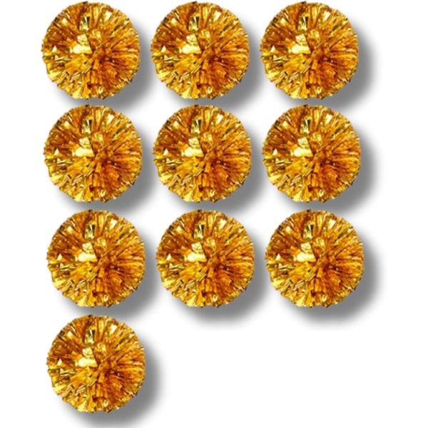 バリエーションコード : 2BU03UDFSL「華やかに盛り上げるメタリックポンポン」鮮やかなPET素材のメッキ加工が、光を反射し動きに合わせて輝きます。イベントや発表会、スポーツ応援にぴったりのビジュアル効果で会場を明るく彩る定番アイテム...