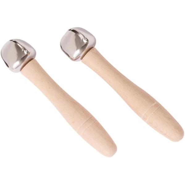 「素敵な演奏に」振るたびに音色が変化し、演奏やコンサートを華やかに彩るスレイベル2個セットです。「子供から大人まで」木製持ち手で握りやすく、小さなお子様から大人まで幅広く使える、演出やお遊戯会に最適なベルです。「柔らかな響き」ベロア調素材が...