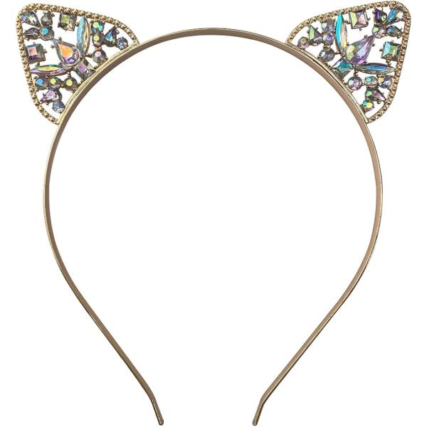 バリエーションコード : 2BU0GS8QFG「カラー」シルバー・ブラック・ゴールド＜「重さ」約27gキラキラのクリスタルがとても可愛いネコ耳 カチューシャです。ハロウィン・コスプレ・イベントなどのアイテムにオススメです。