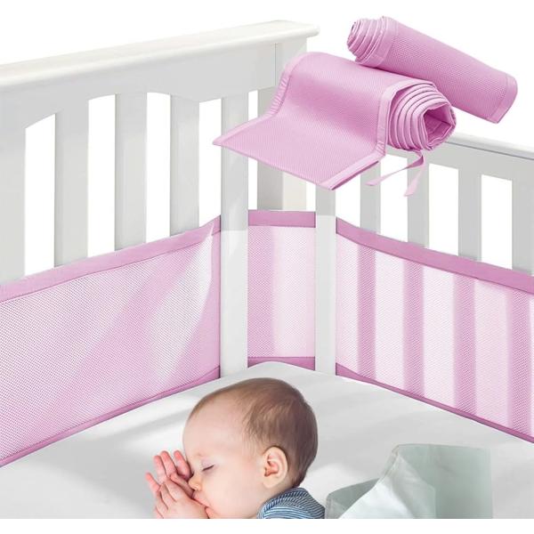 バリエーションコード : 2BU26Q0LLQ「安全と快適を両立設計」柔らかなポリエステル素材で作られたベッドガードは、赤ちゃんの手足や顔のケガを防ぎ、衝突時のクッション効果も発揮します。通気性に優れた3Dメッシュ構造により、窒息リスクを軽...