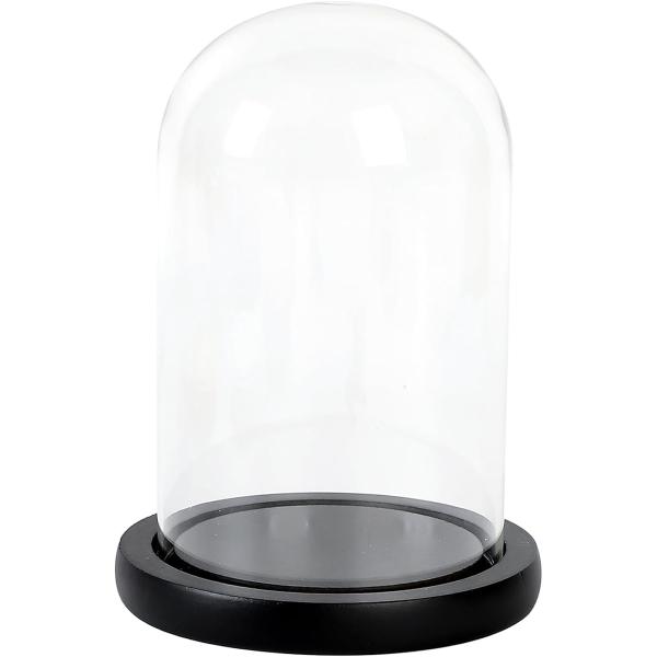 バリエーションコード : 2BU1203WVK「商品説明」木製ベースと強化ガラスを組み合わせたシンプルで高級感のあるガラスドームケースです。プリザーブドフラワーやドライフラワーを美しく飾るのはもちろん、アクセサリーやフィギュアなど大切なコレ...