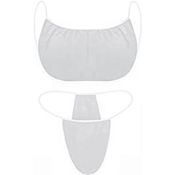 バリエーションコード : 2BU4LJXHGQ使い捨ての不織布ブラ＆ショーツ　10着セットです。（紙ブラジャーと紙パンティーのセット）サイズはフリーサイズです。ブラもショーツもゴムですので多くの方が着用できます。（ショーツの平置きウエストサ...