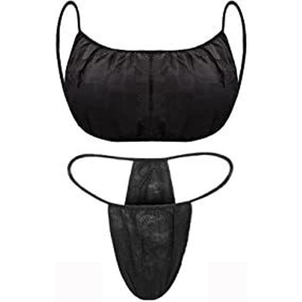 バリエーションコード : 2BU4LJXHGQ使い捨ての不織布ブラ＆ショーツ　10着セットです。（紙ブラジャーと紙パンティーのセット）サイズはフリーサイズです。ブラもショーツもゴムですので多くの方が着用できます。（ショーツの平置きウエストサ...