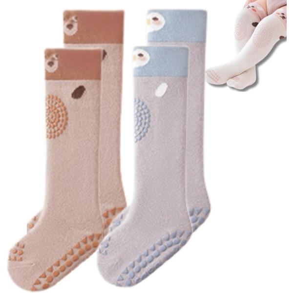 バリエーションコード : 2BU4WDNCII製品概要 ーハイハイ期の赤ちゃんの為の滑り止めハイソックス製品の強み ー膝・足裏・甲の安心滑り止め付 ー靴下がずれにくい製品仕様 ー 素材：コットン・ポリエステル・ポリウレタン製品サイズ ー生後...