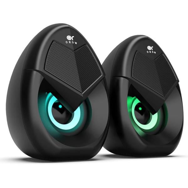 「上向きの設計：音が耳にダイレクトに届く」 デスク上から人の耳へ素直に音を届けるため、スピーカーユニットの角度をやや上向きになるよう、小さな音量でもはっきりと明確に聞き取ることができます。「コンパクトなのに迫力の音質」 2つの5Wスピーカー...