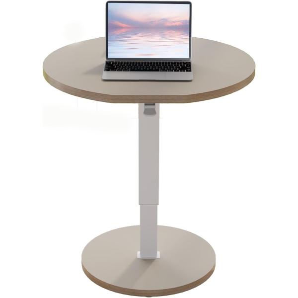 商品仕様：足＋天板 。天板：幅約80CM。天板と脚の厚み：2cm。高さ 68〜109CM 調節可能。天板材料:化粧合板。足材料:鋼鉄合金材料。耐荷重：60kg。スムーズな高さ調節：空気圧式で、68cm〜109cmの範囲で静音・スピーディーに...