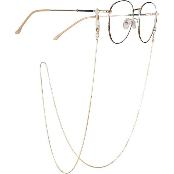 バリエーションコード : 2BU5811W9L「 スタイリッシュに決まるメガネチェーン 」メガネの落下や紛失を防ぎ、使い勝手を向上させる便利なメガネチェーン。眼鏡ストラップやグラスコードとしても知られ、日常のさまざまなシーンで活躍します。メ...