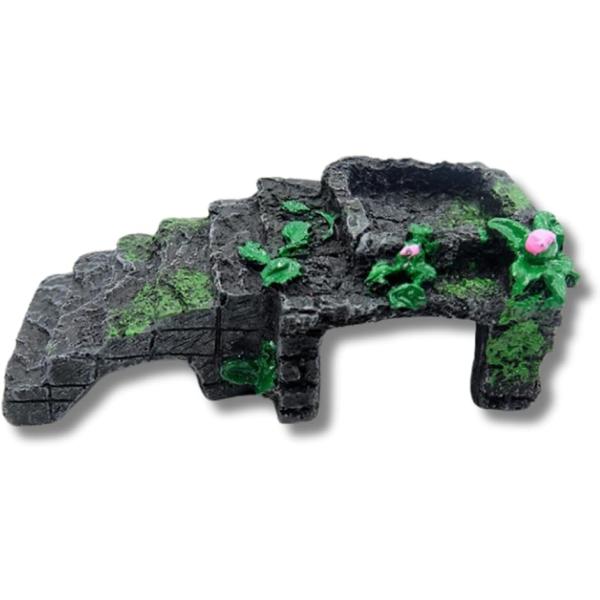 バリエーションコード : 2BU6192HL3「自然なデザインでインテリアに調和」リアルな岩肌を再現したデザインが、テラリウムやアクアリウムの景観を引き立て、飼育環境に自然な雰囲気をもたらします。「多機能な構造」シェルターとしての機能に加え...