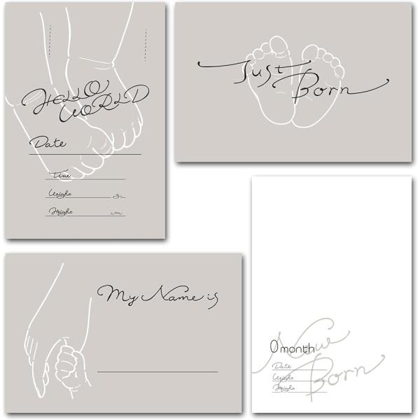 「JUST BORN」 生まれたばかりの赤ちゃんを祝う、愛らしい「JUST BORN」オリジナルデザインのポストカード。赤ちゃんの写真を撮影する際に、「JUST BORN」の文字が入ったポストカードを添えることで、特別な一枚に仕上がります。...