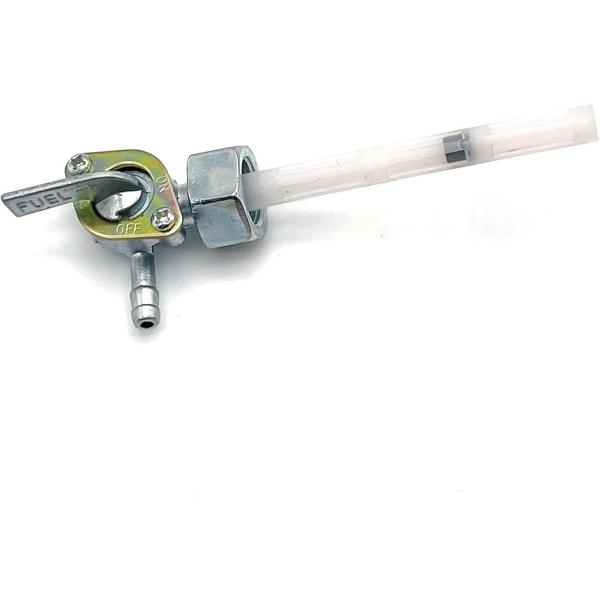【互換品】 フューエルコック M14 P1.5 ゴリラ SR400 燃料コック 農機具 シャリー 交換 ガソリンコック ダックス (ホワイト)
