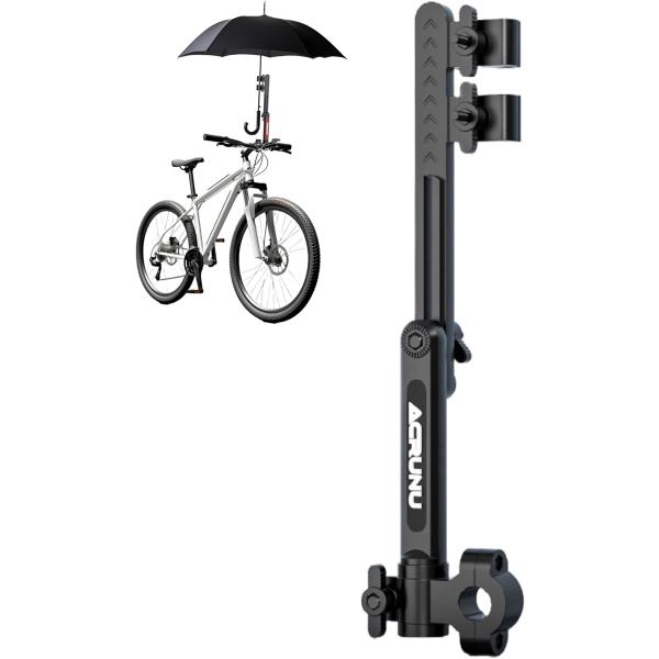 バリエーションコード : 2BU6OGY862「年間2万個出荷。アングル自由自在な傘スタンド」フレキシブルアームにより、風向きや日差しに合わせて傘の角度を自由に調節可能。雨の日でも視界を確保しながらハンズフリーで走行でき、安全性と快適性を両...