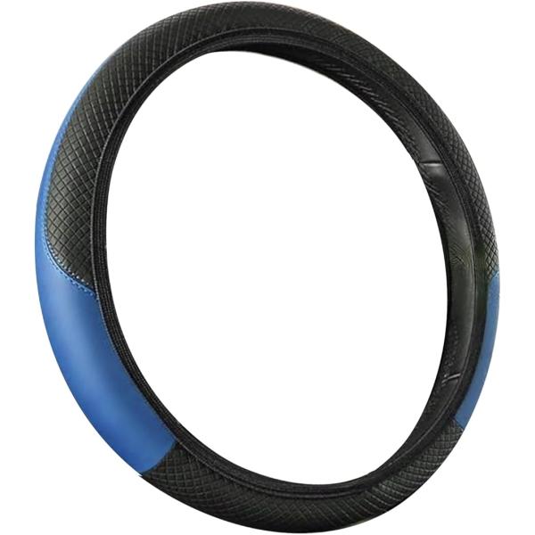 MONOSTORE ハンドルカバー 車 滑り止め ステアリングカバー グリップ MDM (ブルー)