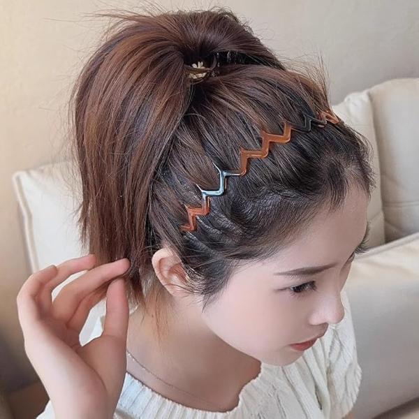 バリエーションコード : 2BU8UTNVU8・痛くない快適装着：柔軟なPC素材が頭部に優しくフィットし、長時間使用でも痛みを軽減。洗顔中や筋トレ時にもストレスフリーで髪をしっかりキープ。・耐久性抜群：高強度PC樹脂の一体成型デザインで折れ...