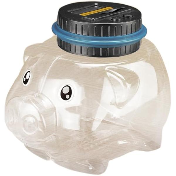 バリエーションコード : 2BU912U2OV「自動計算で簡単貯金」コインを入れるたびに自動で金額を計算し、ディスプレイに表示します。これにより、貯金の進捗をリアルタイムで確認でき、目標達成に向けたモチベーションを高めます。「視覚的な透明デ...