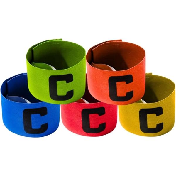 「鮮やかな5色セット」赤・オレンジ・緑・青・黄色の鮮やかなカラーリングで、フィールドのどこにいても一目でキャプテンを識別できます。色別対抗戦やチーム別対抗戦での使い分けにも最適で、運動会や体育祭などの学校行事でも大活躍間違いなしです。「テー...