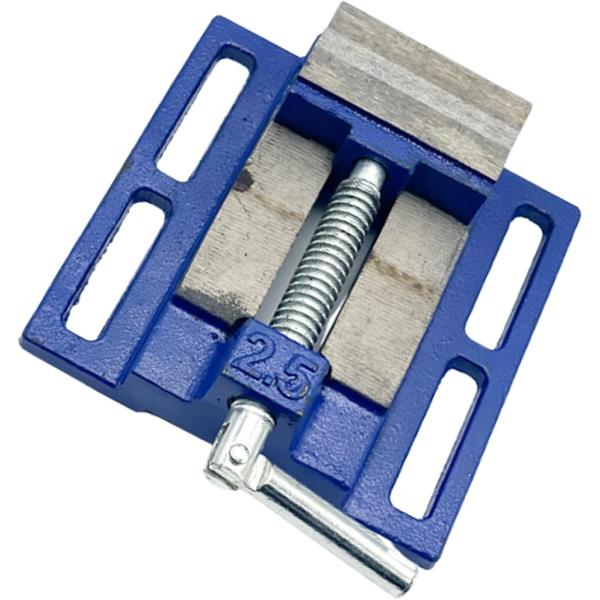 万力 卓上バイス 固定バイス クランプ 小型バイス 工具 切削 接着 ボール盤 テーブル用 2.5寸(開口幅60mm)