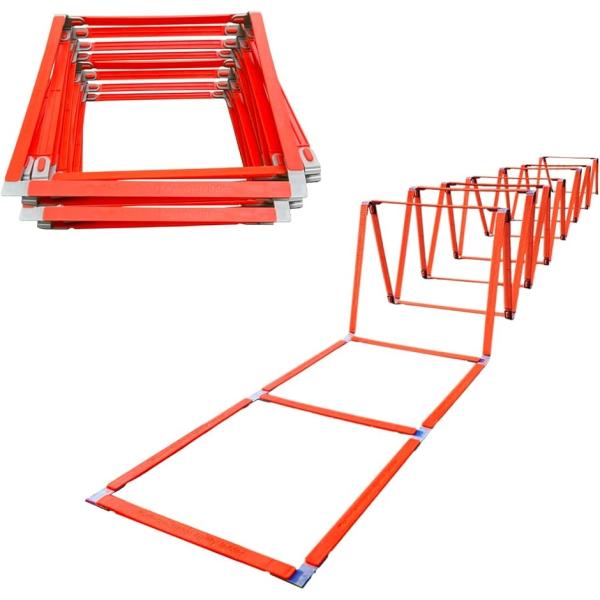 バリエーションコード : 2BU9Q0VCK3跳躍・敏捷・スピードアップに最適なトレーニングラダー ジャンプ力や反射神経、スプリント力を鍛えるならこれ1本。スポーツ全般に対応した敏捷トレーニング器具。折りたたみ式＆持ち運び簡単｜収納もコンパ...