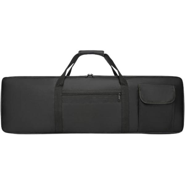 バリエーションコード : 2BUCFU93TY大切な楽器を守るキーボードバッグ ケース。撥水ナイロンと厚手クッションで電子ピアノや電子キーボードを衝撃や雨から保護。2WAY仕様で手持ち・リュック両対応。シンプルなブラックデザインで、レッスン...
