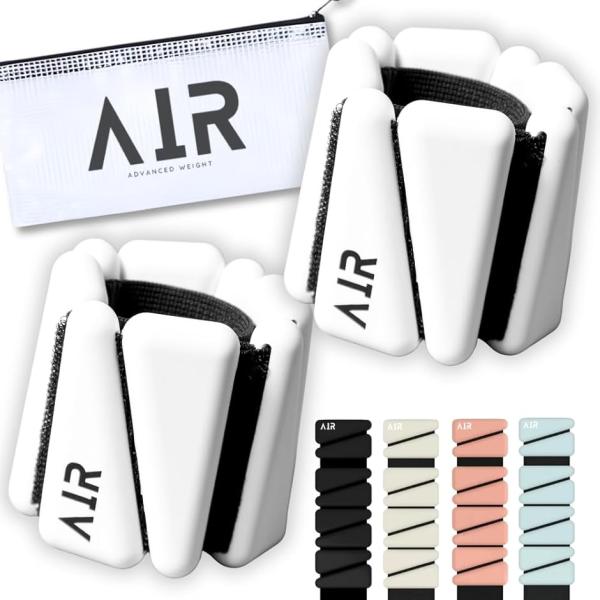TENASGEAR AIR家事トレ革命・女性目線デザインリストウェイトアンクルウェイト 2個セット 水中使用可 ながら運動(ホワイト)