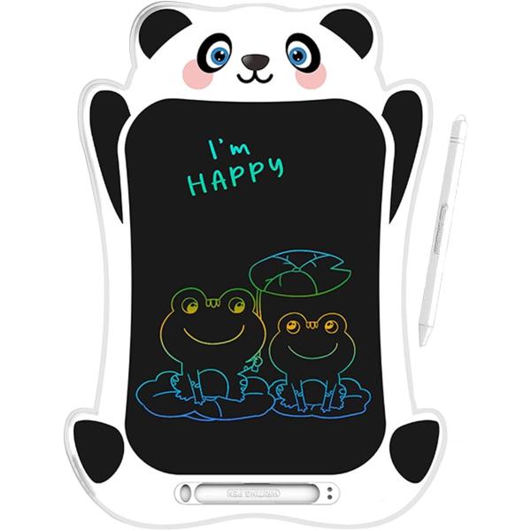 子供用 お絵かきタブレット 8.5インチ 電子メモパッド 高輝度LCD 動物デザイン ワンタッチ消去 軽量 携帯便利 知育玩具 MDM (パンダ)