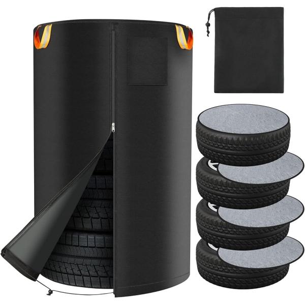 バリエーションコード : 2BUF04RJLS「優れた防水性と耐久性」OT-TC800タイヤカバーは、高品質な800Dオックス生地を使用し、防水加工が施されています。大雨でも浸水の心配がなく、内側のシームテープ加工により縫い目からの雨水侵入...