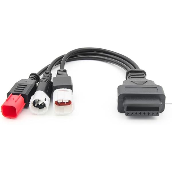 【Yahoo!ランキング1位入賞】3ピン 4ピン 6ピン 診断コネクターケーブル OBD2 アダプター スキャナー 3イン1 プラスチック