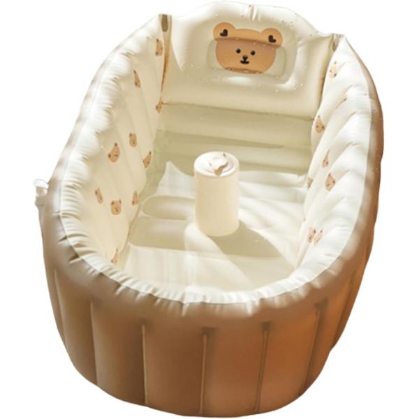 バリエーションコード : 2BUFX2TNTK「軽量で持ち運び簡単」軽量設計により、持ち運びが簡単。家庭内のどこでも、また旅行先でも手軽に使用できるため、子供の入浴時間をどこでも楽しむことができます。「快適な背もたれ」高めの背もたれが子供の...