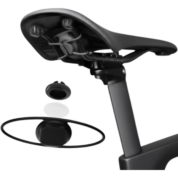 「目立たず装着」エアタグを視線から外して取り付けられるスリム設計。サドル裏やフレーム周りに違和感なく馴染み、盗難対策に役立ちます。日常の駐輪でも存在を悟られにくいのが強みです。「高い防水仕様」雨天での走行を想定した、防滴性が高いシリコン素材...