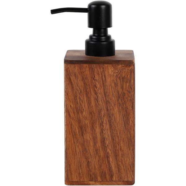 バリエーションコード : 2BUHFO9S0L高級感あふれる木製ソープディスペンサー。天然木を使用し、ナチュラルな風合いと温かみのあるデザインが特徴です。200mlと400mlの2サイズ展開で、用途に応じて使い分けが可能。ハンドソープやシャ...