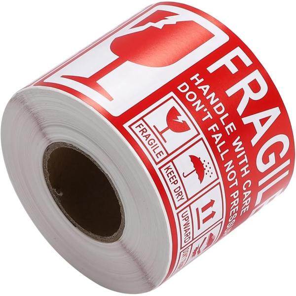 バリエーションコード : 2BUHQ3S9I4「選べる2サイズ」用途や箱サイズに応じて「50x90mm」と「70x130mm」の2サイズをご用意。120・140・160サイズのダンボールにも最適。「視認性抜群のデザイン」赤と白を基調に、壊れ...