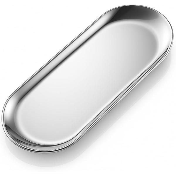 バリエーションコード : 2BUYQ9GKO5「上質ステンレス製でサビに強い」Chicerのキャッシュトレイは耐久性と防錆性に優れたステンレス製。毎日使用する店舗の会計や受付業務でも、清潔感と美しさを長く保てます。「多用途に使えるキャッシュ...