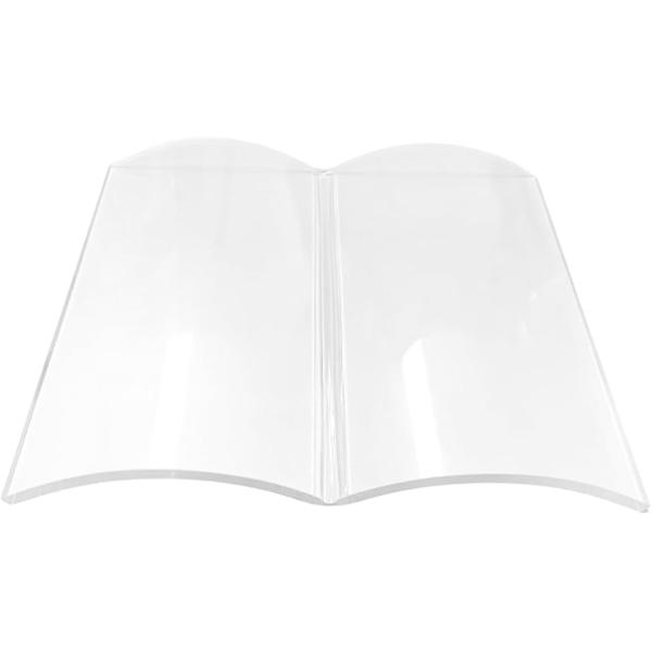 ブック ストッパー ペーパーウェイト 文鎮 アクリル 本 テキスト 楽譜(クリア)