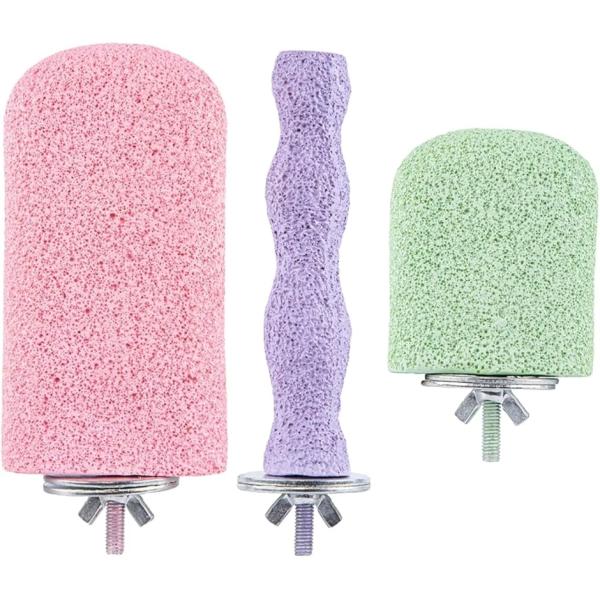 バリエーションコード : 2BUID06V69「自然な爪とぎで健康サポート」 小動物・小鳥用の軽石製爪とぎステップは、足場として使用するだけで自然に爪が摩耗します。ザラザラした表面が、ツメを無理なく削り、日常のケアがラクに。爪切りの頻度を減...