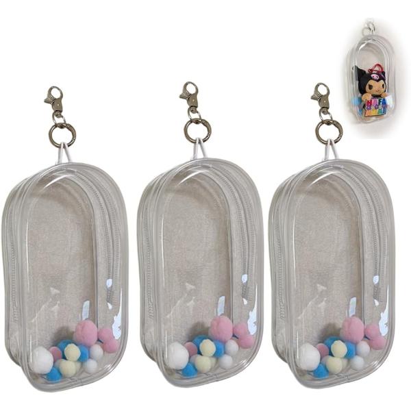 バリエーションコード : 2BUISTIX14＊推しのぬいぐるみと一緒におでかけ 小さい透明のポーチに入れて一緒にお出かけいたしませんか？ 約15cmのおしぬいと一緒に出掛けられるヌイグルミ用推しポーチ透明バッグになります＊透明ポーチにて推...