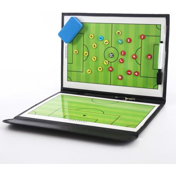 「リアルな芝模様が魅力。サッカー作戦ボード」 芝生のしま模様を採用した、視覚的にわかりやすいサッカーコーチングボードです。「コスパ抜群で高性能」 有名ブランドに負けない高品質ながら、手頃な価格で手に入るコスパ重視の一品です。「戦術をしっかり...