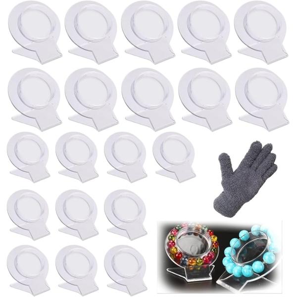 バリエーションコード : 2BUJ0V44S9天然石等のブレスレットのコレクションや展示に便利なアクリル製ディスプレイスタンドです。透明感のあるアクリル素材がブレスレットを美しく展示し、魅せる収納におすすめです。シンプルなデザインでインテリ...