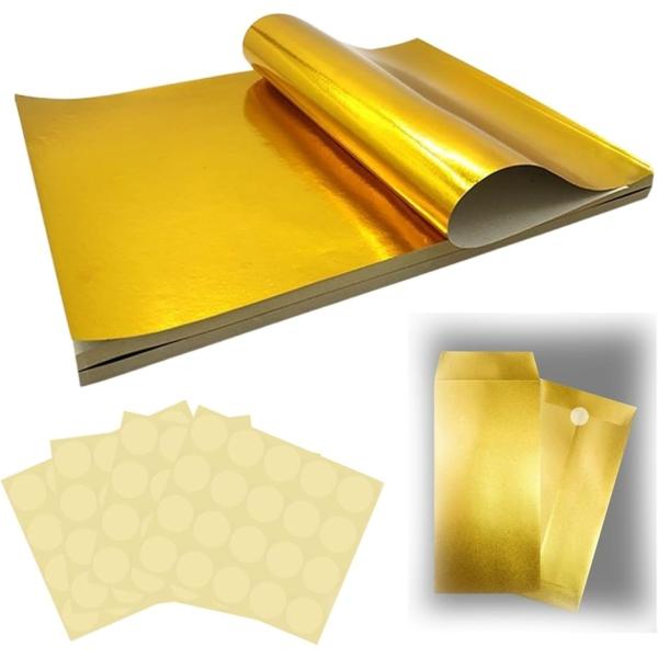 バリエーションコード : 2BUJ00F520この金紙は高品質な素材を使用しており、光沢があり華やかさと高級感を演出し豪華な仕上がりにしてくれます。またサイズは通常の折り紙より大きく、正方形ではなくおおよそB4サイズ。丁度いいサイズ感なので...